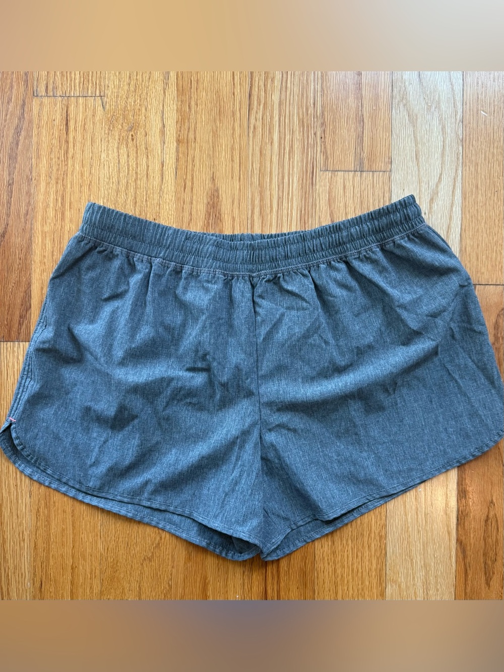 Champion Women's Athletic Shorts in Heathered Slate